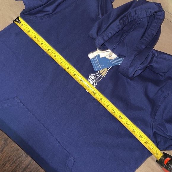 Life is Good Golf Crusher Long Sleeve Hooded Tee Shirt Golfer.  Size Medium Navy - Picture 2 of 11